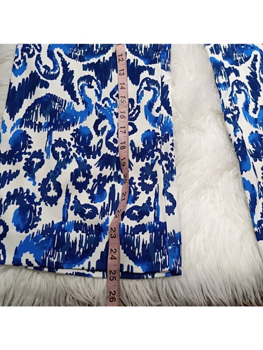 Lilly Pulitzer size 00 Wide Leg Flowy Resortwear Blue Old money Hamptons NWT - Picture 7 of 13